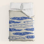 Sardines Art Duvet Cover Gallery Image 6