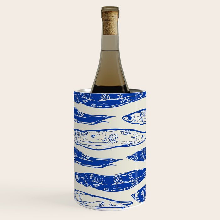 Sardines Art Wine Chiller Gallery Image 1