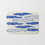 Sardines Art Bath Mat Gallery Image 1