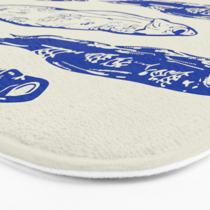 Sardines Art Bath Mat Gallery Image 3