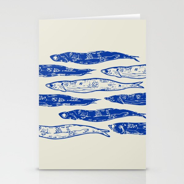 Sardines Art Stationery Card Gallery Image 2