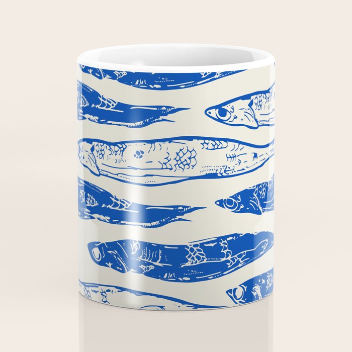 Sardines Art Coffee Mug Gallery Image 4