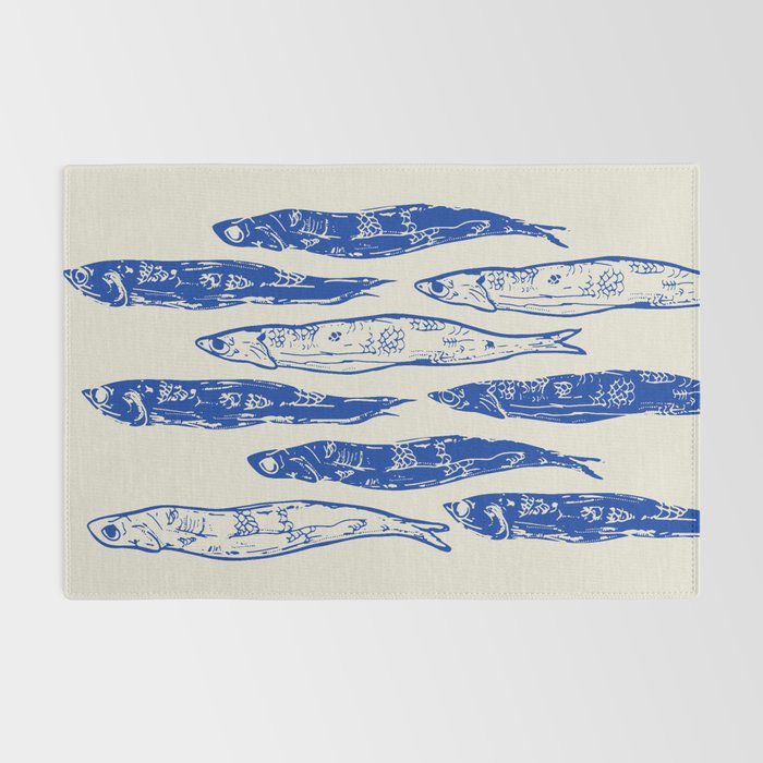 Sardines Art Rug Gallery Image 2