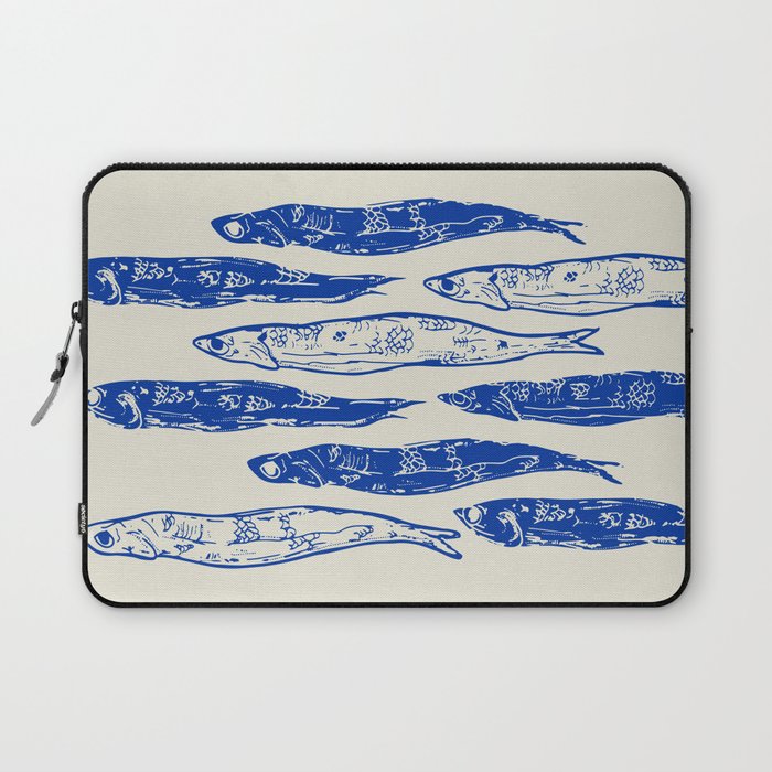 Sardines Art Laptop Sleeve Gallery Image 1