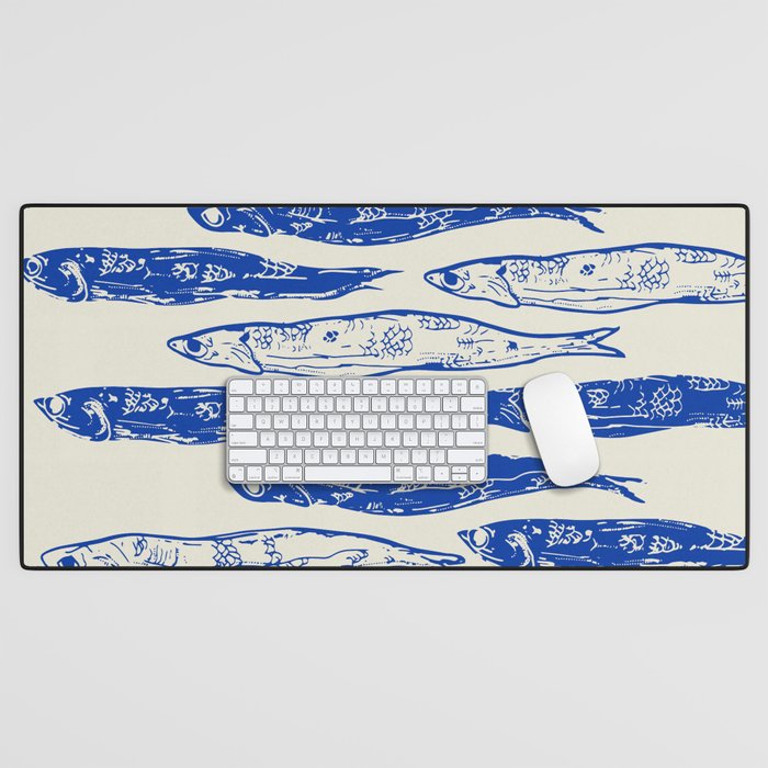 Sardines Art Desk Mat Gallery Image 1