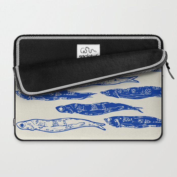 Sardines Art Laptop Sleeve Gallery Image 2