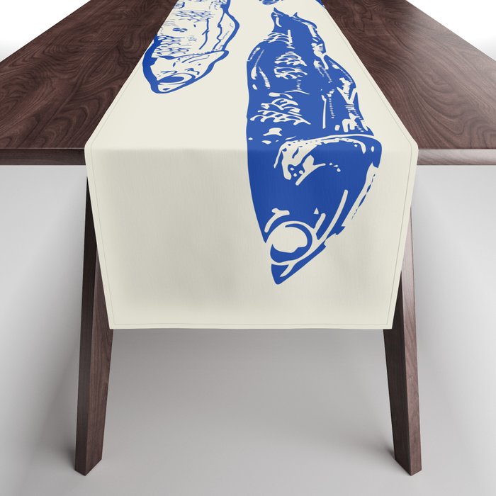 Sardines Art Table Runner Gallery Image 1