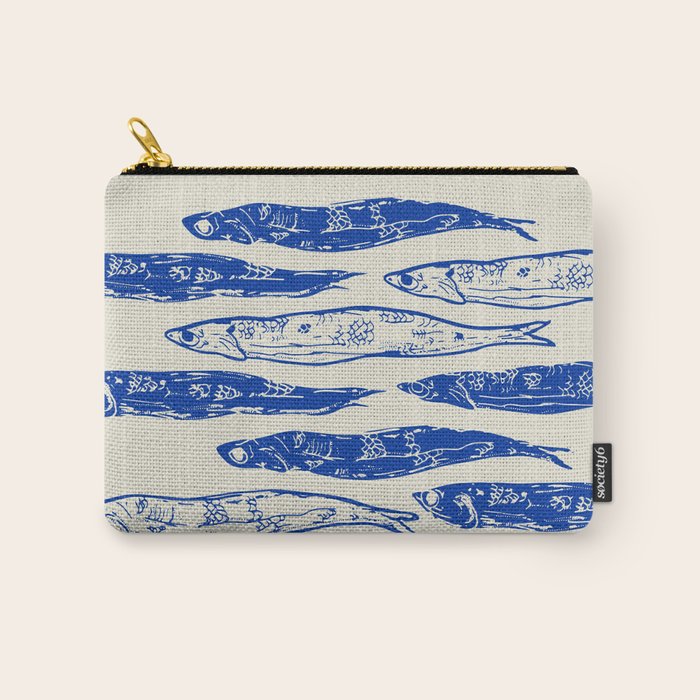 Sardines Art Carry All Pouch Gallery Image 1