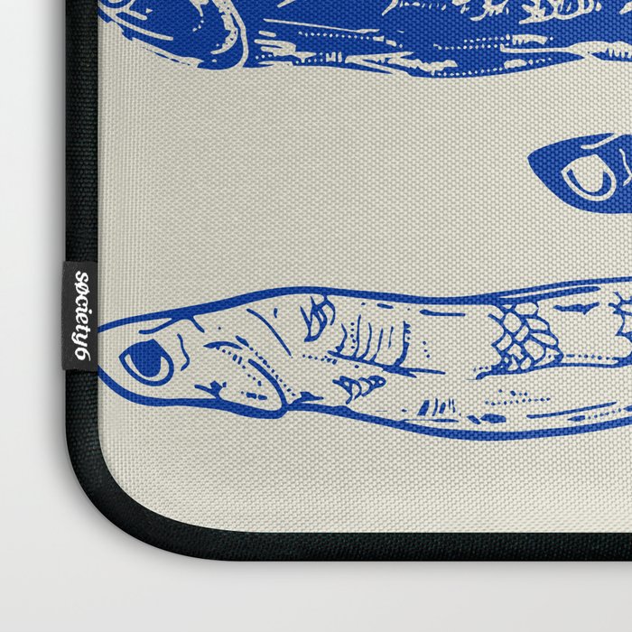 Sardines Art Laptop Sleeve Gallery Image 3