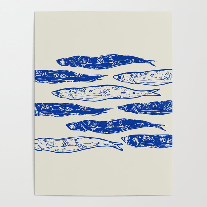 Sardines Art Poster Gallery Image 4