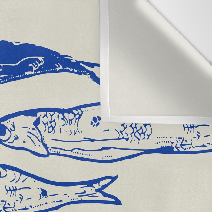 Sardines Art Wall Tapestry Gallery Image 3