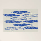 Sardines Art Welcome Mat Gallery Image 1