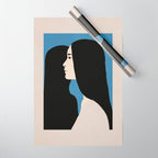 Girl Portrait 2 Wrapping Paper Gallery Image 1