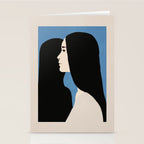 Girl Portrait 2 Stationery Card Gallery Image 2