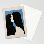 Girl Portrait 2 Stationery Card Gallery Image 2