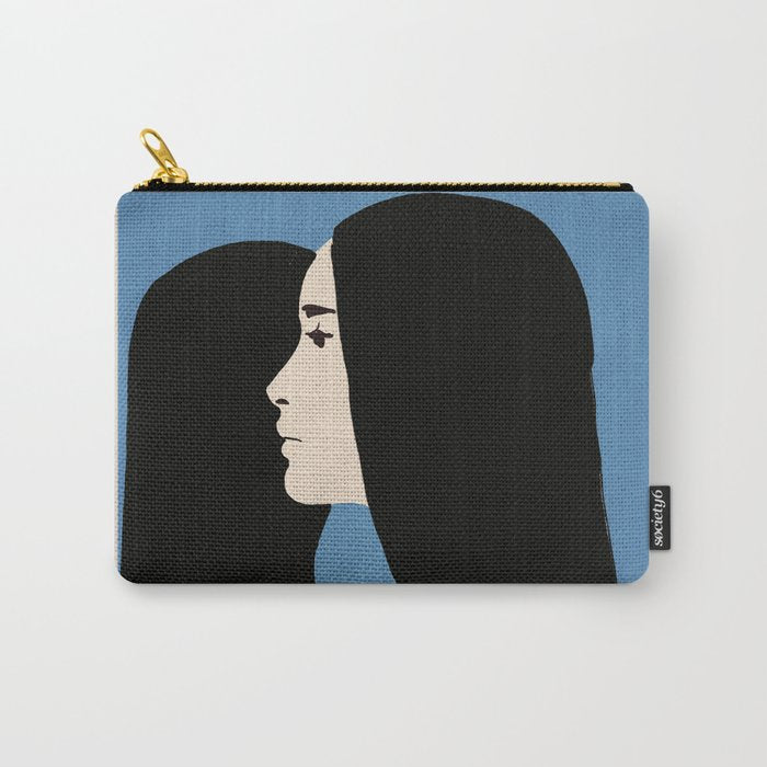 Girl Portrait 2 Carry All Pouch Gallery Image 1