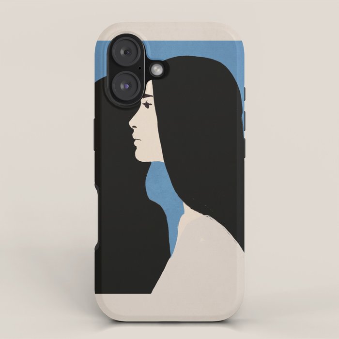 Girl Portrait 2 iPhone Case Gallery Image 1