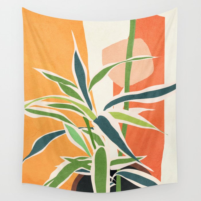 Colorful Branching Out 02 Wall Tapestry Gallery Image 1