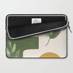 Abstract Shapes and Leaves Laptop Sleeve Gallery Image 2