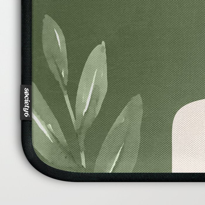 Abstract Shapes and Leaves Laptop Sleeve Gallery Image 3