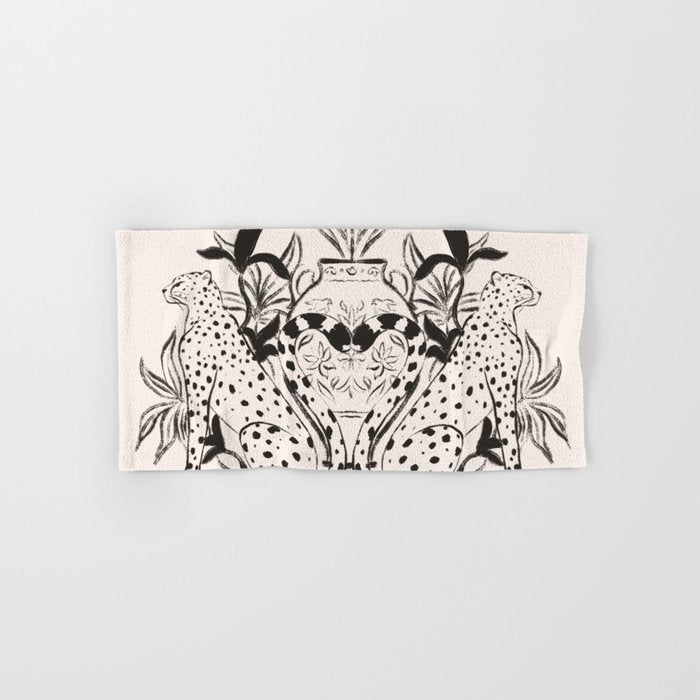 Cheetah Symmetry lines  Bath Towel Gallery Image 1