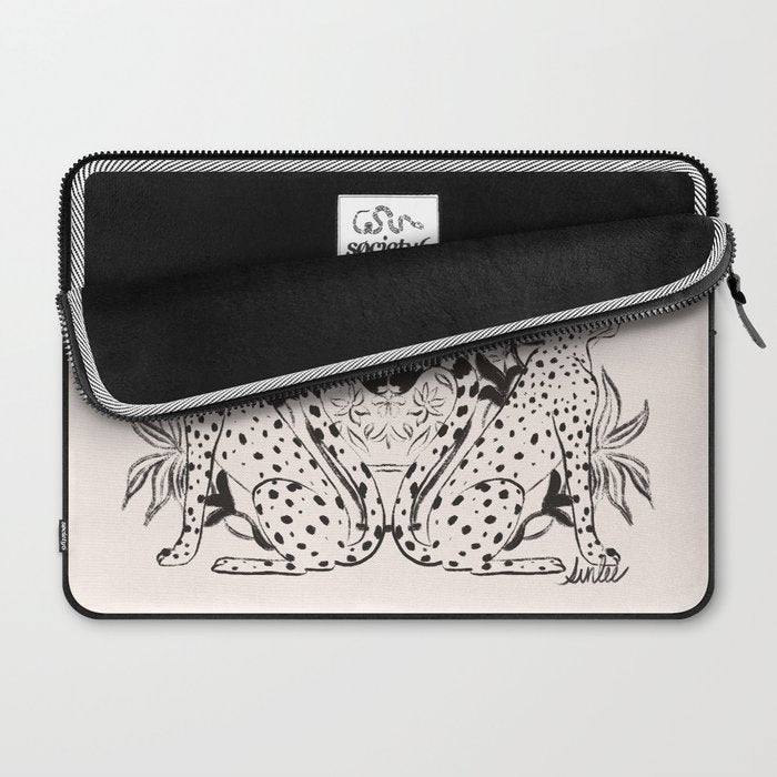 Cheetah Symmetry lines  Laptop Sleeve Gallery Image 2