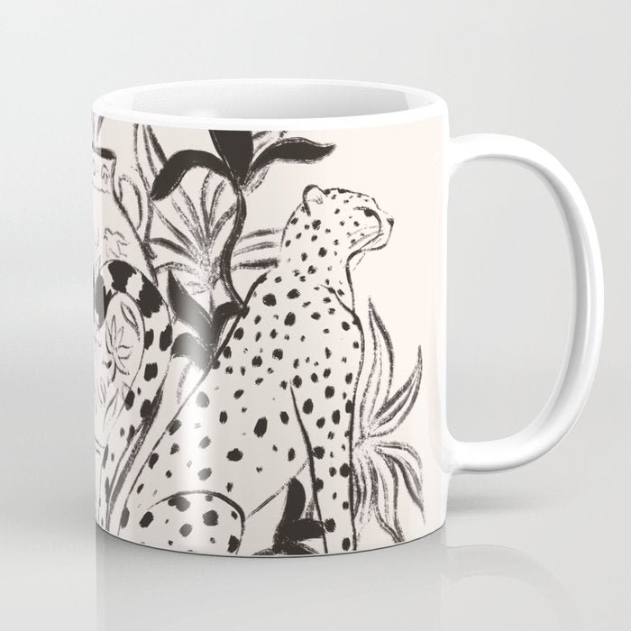 Cheetah Symmetry lines  Coffee Mug Gallery Image 1