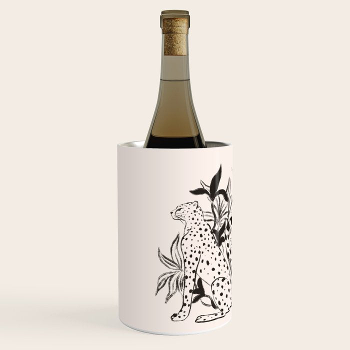 Cheetah Symmetry lines  Wine Chiller Gallery Image 2