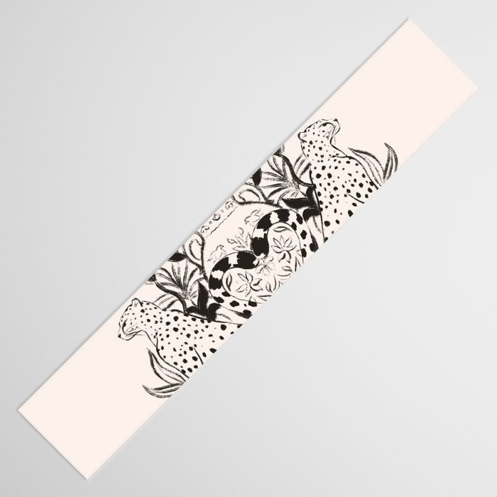 Cheetah Symmetry lines  Table Runner Gallery Image 3