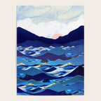 Ocean Blue Poster Gallery Image 4