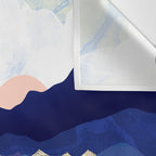 Ocean Blue Wall Tapestry Gallery Image 3