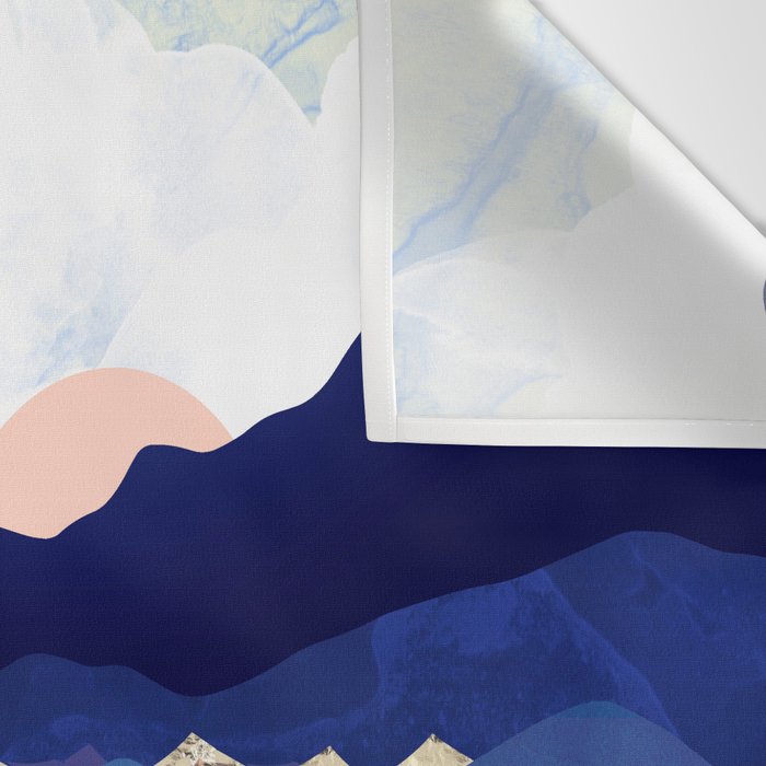 Ocean Blue Wall Tapestry Gallery Image 3