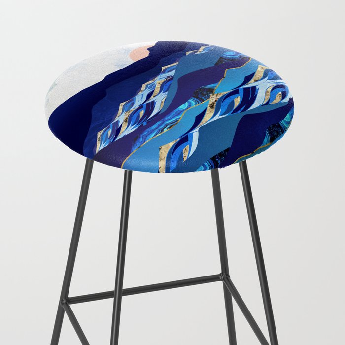 Ocean Blue Stool Gallery Image 2