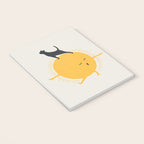Good Meowâing 9 yoga warrior II Notebook Gallery Image 3