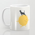 Good Meowâing 9 yoga warrior II Coffee Mug Gallery Image 3