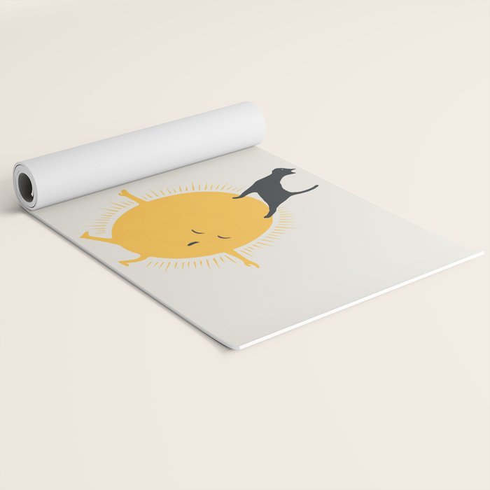 Good Meowâing 9 yoga warrior II Yoga Mat Gallery Image 2
