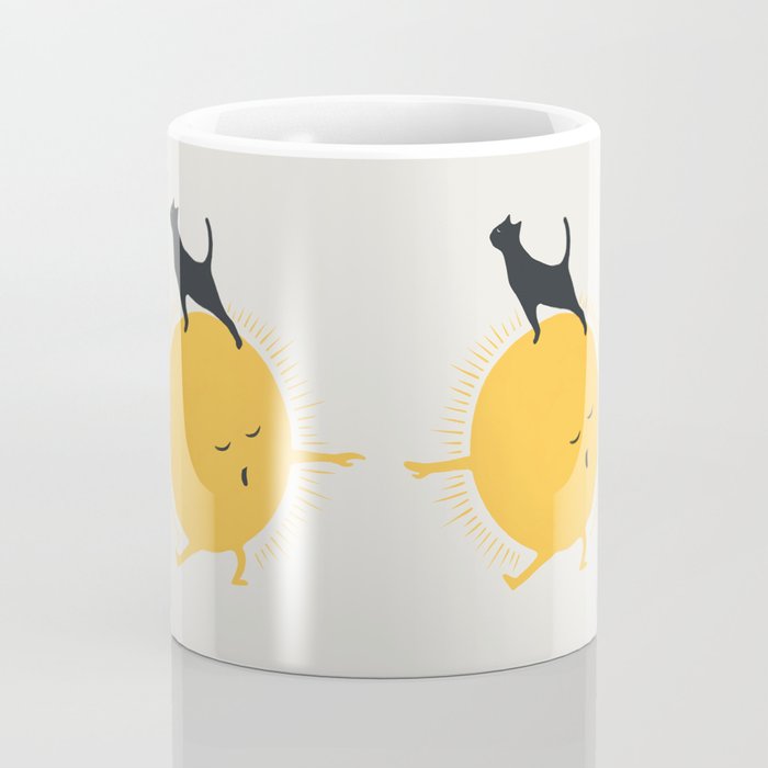 Good Meowâing 9 yoga warrior II Coffee Mug Gallery Image 4