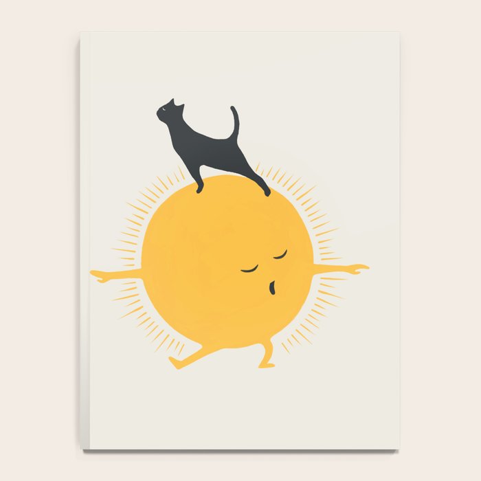 Good Meowâing 9 yoga warrior II Notebook Gallery Image 4