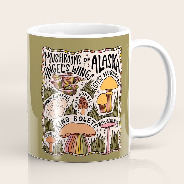 Mushrooms of Alaska Coffee Mug Gallery Image 1