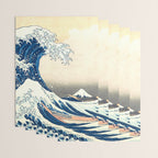 Katsushika Hokusai "The Great Wave off Kanagawa" Wrapping Paper Gallery Image 3