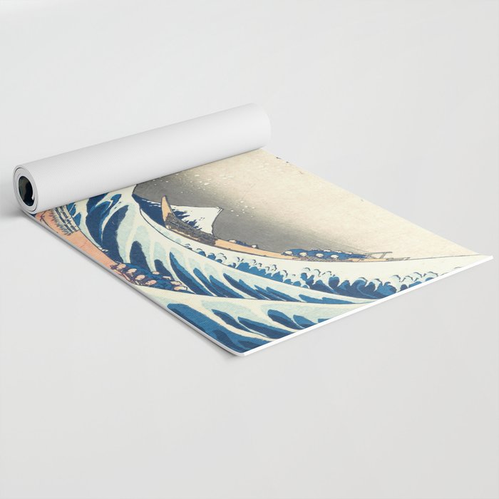 Katsushika Hokusai "The Great Wave off Kanagawa" Yoga Mat Gallery Image 2