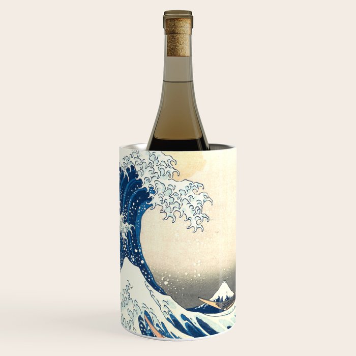 Katsushika Hokusai "The Great Wave off Kanagawa" Wine Chiller Gallery Image 1