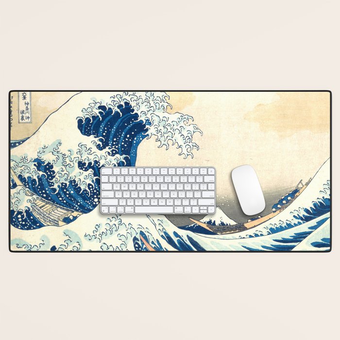 Katsushika Hokusai "The Great Wave off Kanagawa" Desk Mat Gallery Image 1