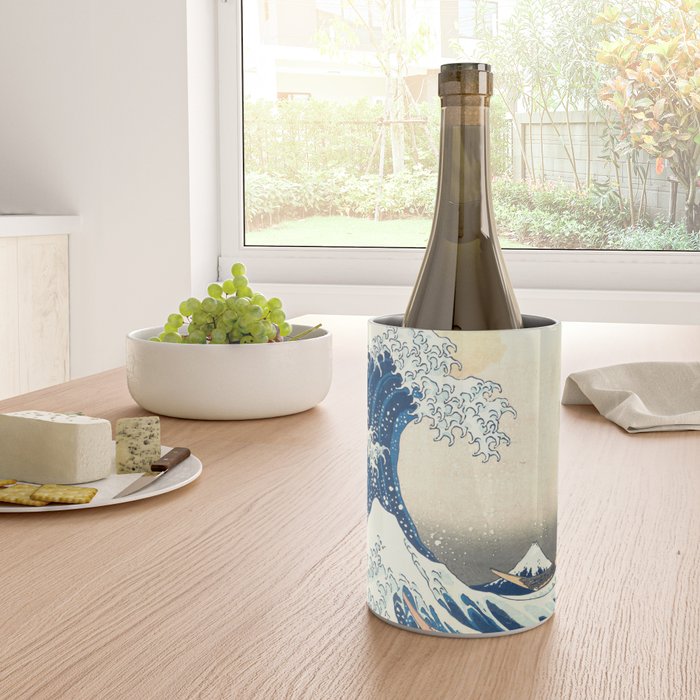 Katsushika Hokusai "The Great Wave off Kanagawa" Wine Chiller Gallery Image 4
