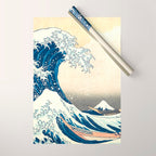 Katsushika Hokusai "The Great Wave off Kanagawa" Wrapping Paper Gallery Image 1