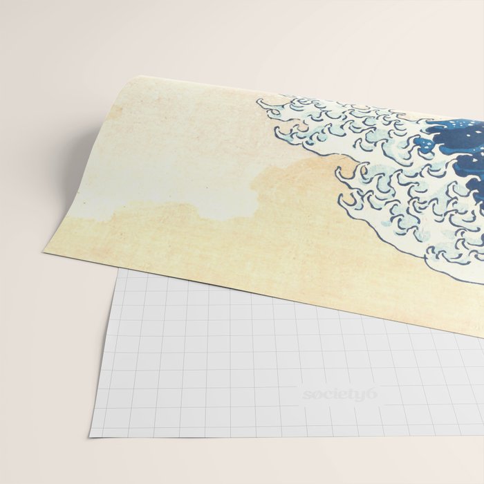 Katsushika Hokusai "The Great Wave off Kanagawa" Wrapping Paper Gallery Image 2