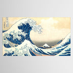 Katsushika Hokusai "The Great Wave off Kanagawa" Tablecloth Gallery Image 2