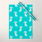 Mark - fancy cat Wrapping Paper Gallery Image 1