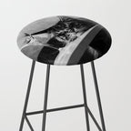 The Nightwatch Cat at the Absinthe bar black and white photograph / art photography Stool Gallery Image 2