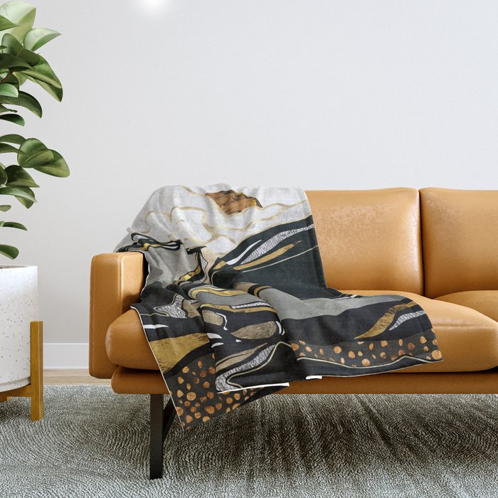 Metallic Vista Throw Blanket Gallery Image 1
